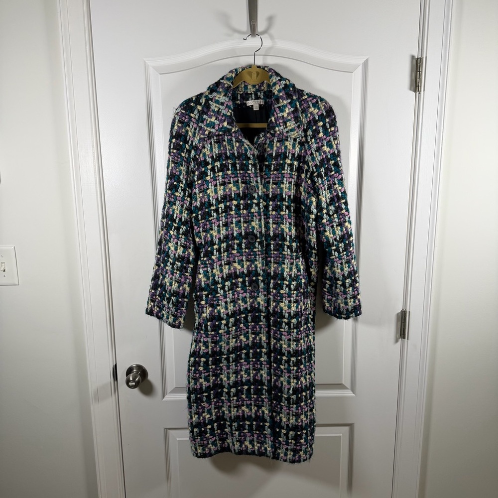 Eva Mendes for New York & Company Multicolor Trench Coat